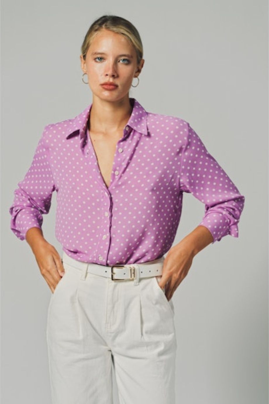 The Signature Polka Dot Shirt - The Shirt by Rochelle Behrens - COLOR GAME