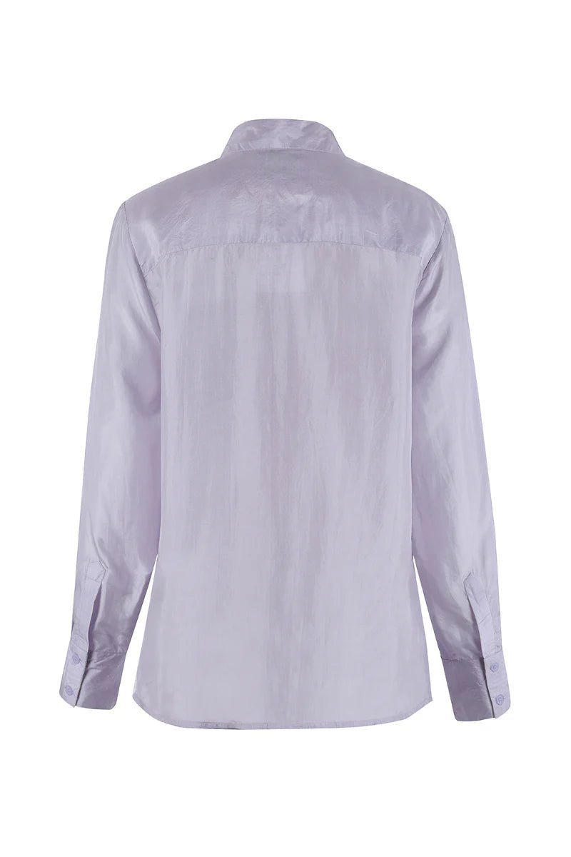 The Silk Shirt Lavender - The Shirt by Rochelle Behrens - COLOR GAME