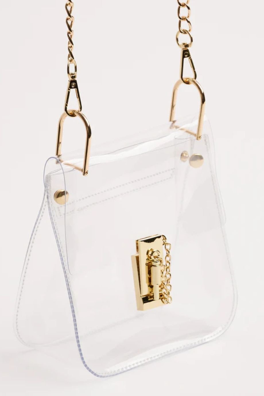 The Tatum Clear Shoulder Bag - Clearly Handbags - COLOR GAME