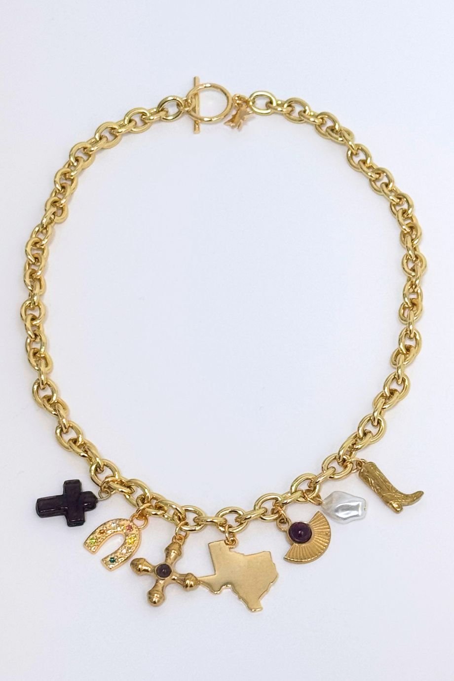 The TCU Purple Charm Necklace - Kessler Elliot - COLOR GAME