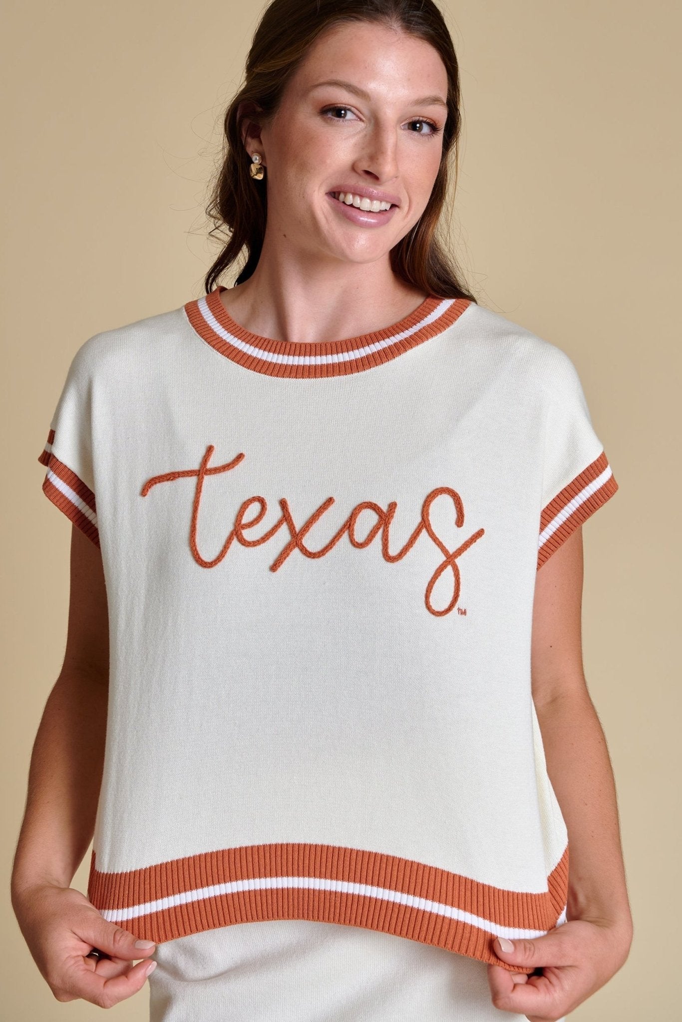 The Texas Embroidered Varsity Sweater - Stewart Simmons - COLOR GAME