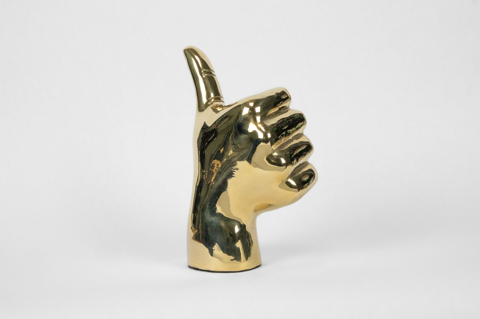 Thumbs Up or "Gig 'Em, Aggies" Hand Sign Sculpture in Brass - Prize - COLOR GAME