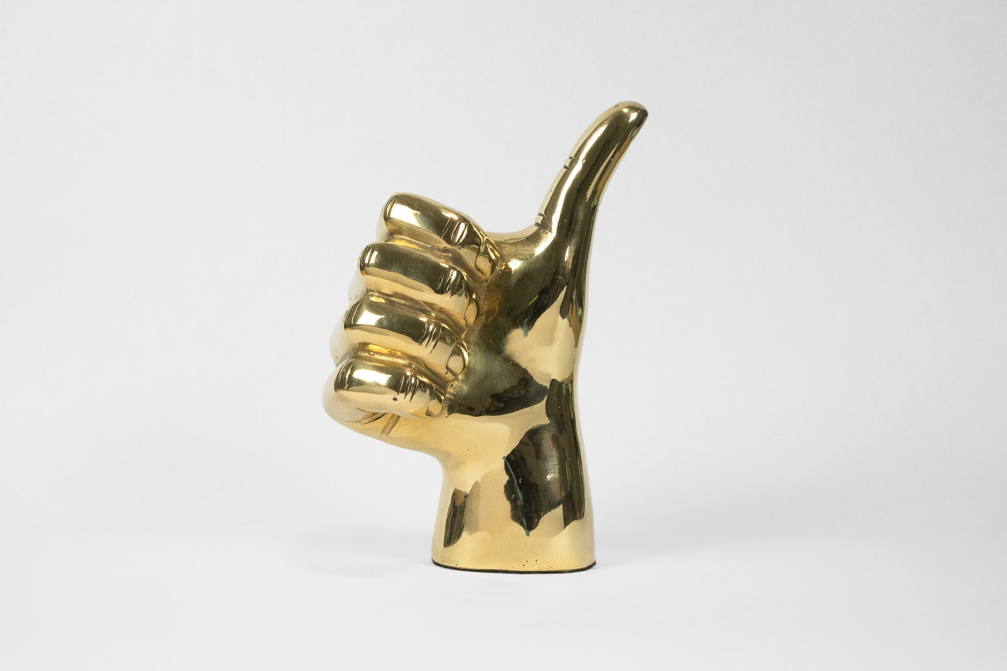 Thumbs Up or "Gig 'Em, Aggies" Hand Sign Sculpture in Brass - Prize - COLOR GAME