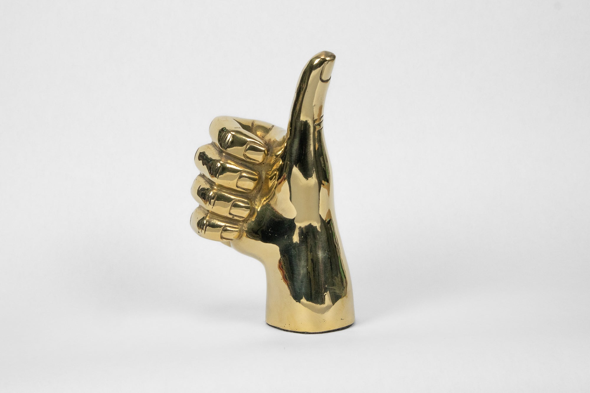 Thumbs Up or "Gig 'Em, Aggies" Hand Sign Sculpture in Brass - Prize - COLOR GAME