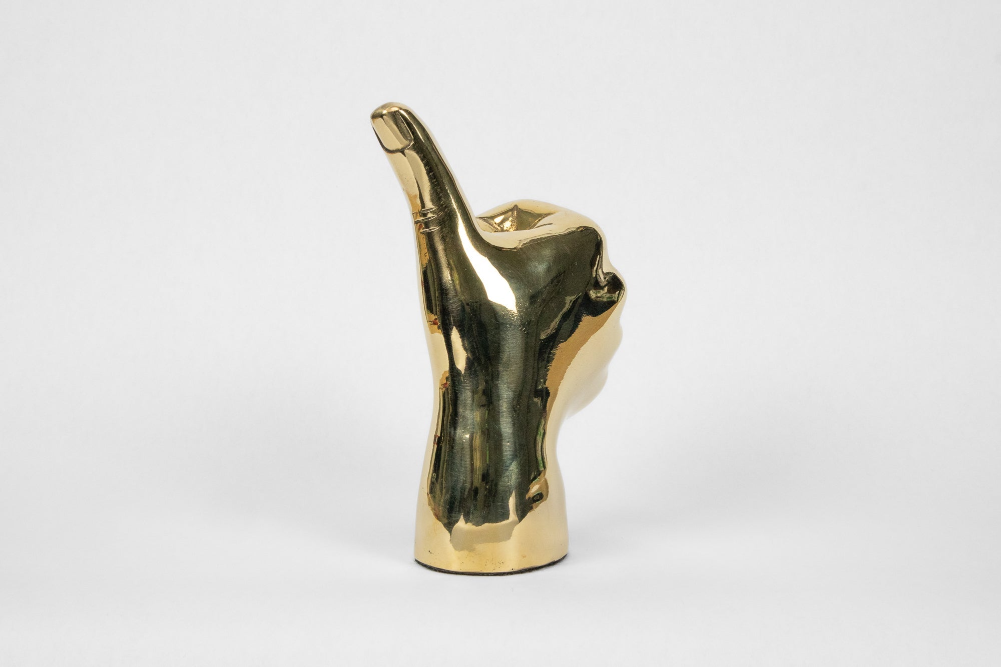 Thumbs Up or "Gig 'Em, Aggies" Hand Sign Sculpture in Brass - Prize - COLOR GAME