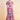 Tie - Back Maxi Dress Blue Multi - English Factory - COLOR GAME