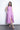Trinidad Button-Front Midi Dress Lavender - Karina Grimaldi - Color Game