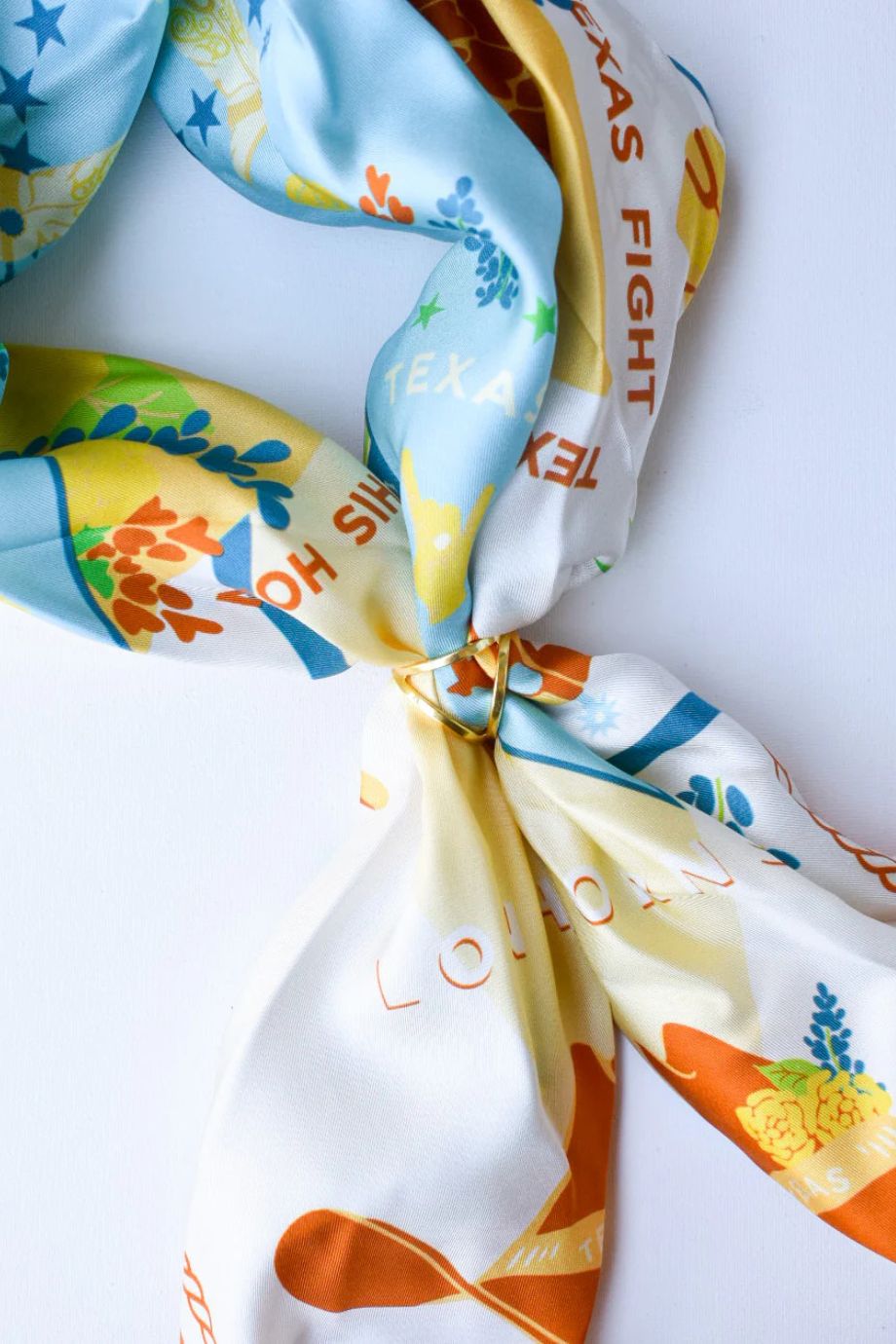 Trio Loop Saturday Scarf Ring - Saturday Silks - COLOR GAME