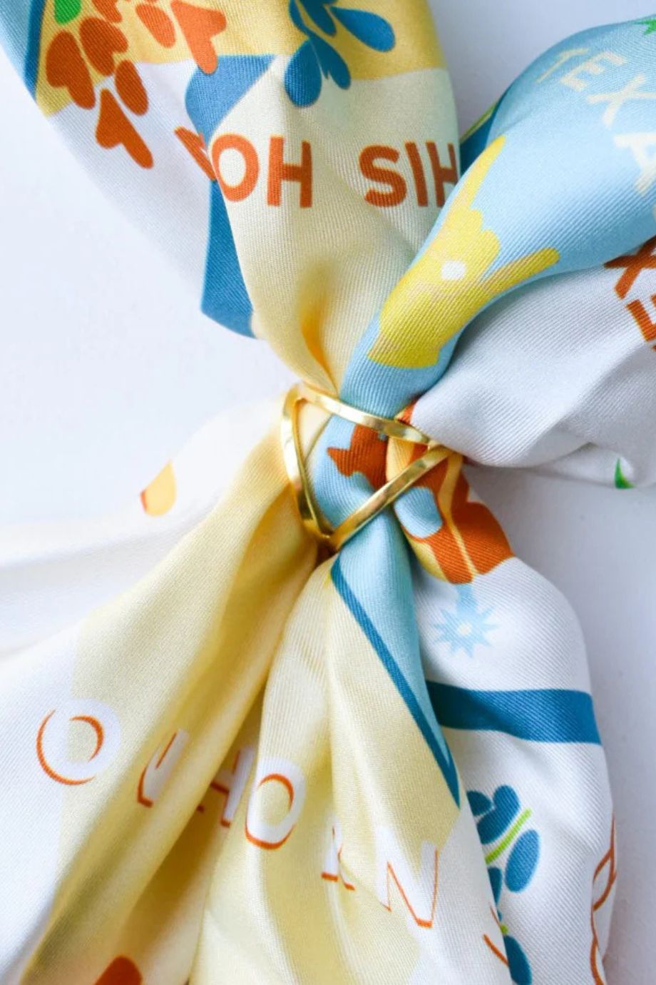 Trio Loop Saturday Scarf Ring - Saturday Silks - COLOR GAME