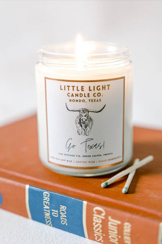 University of Texas Jar Candle - Little Light Candle Co. - COLOR GAME