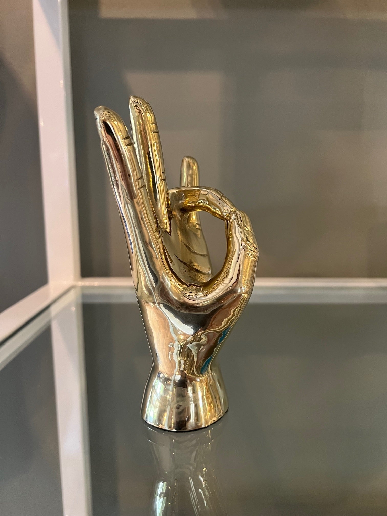 V. O. L. Hand Sign Sculpture in Brass - Prize - COLOR GAME