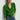 Valita Split Neck Top Salon Green - Nation LTD - COLOR GAME