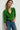 Valita Split Neck Top Salon Green - Nation LTD - COLOR GAME