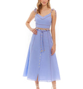 Virginia Midi Skirt Periwinkle - Allison New York - COLOR GAME