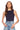 Wide Neck Sleeveless Top Navy - Susana Monaco - Color Game