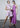 Zelie Print Mini Dress Purple Lavender - Karina Grimaldi - Color Game