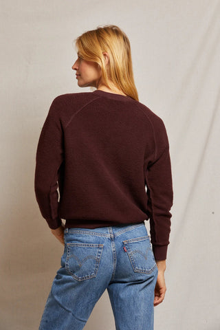 Ziggy Inside - Out Fleece Shrunken Sweatshirt Blackberry - perfectwhitetee - COLOR GAME