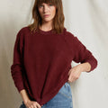 Ziggy Inside - Out Fleece Shrunken Sweatshirt Cranberry - perfectwhitetee - COLOR GAME