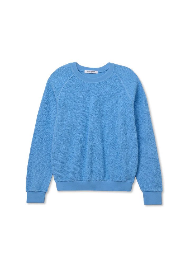 Ziggy Inside - Out Fleece Shrunken Sweatshirt Pacific Blue - perfectwhitetee - COLOR GAME