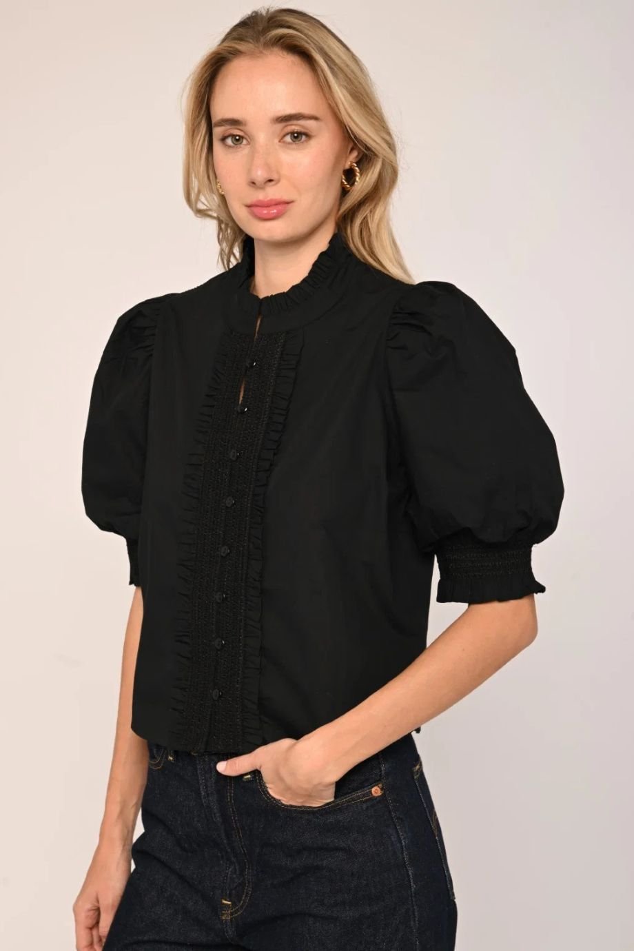 Zinny Top Black - Love The Label - COLOR GAME