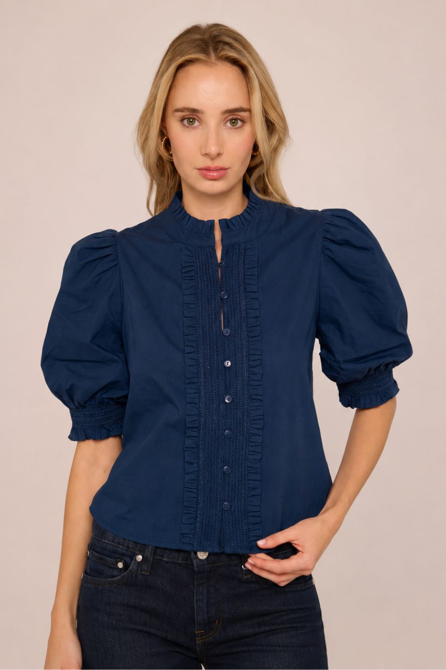 Zinny Top Navy - Love The Label - COLOR GAME