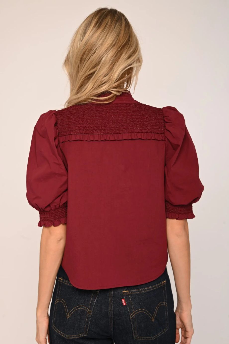 Zinny Top Regal Maroon - Love The Label - COLOR GAME