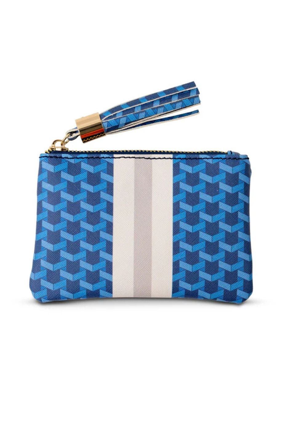 Zipper Pouch Blue - Main and Exchange - COLOR GAME
