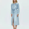 Amira Denim Midi Dress Riviera - Pistola - Color Game