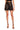 Black Faux Leather Pleated Short - Susana Monaco - Color Game