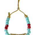 Blue + Red Eye Candy "Rebels" ID Bracelet - Lucky Star Jewels - Color Game