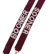 Boomer Sooner Red Beaded Crossbody Bag Strap - Bash - Color Game