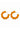 Darby Hoop Earrings Orange Dip - Mignonne Gavigan - Color Game