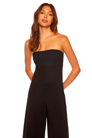 Essential Tube Cropped Jumpsuit Black - Susana Monaco - Color Game