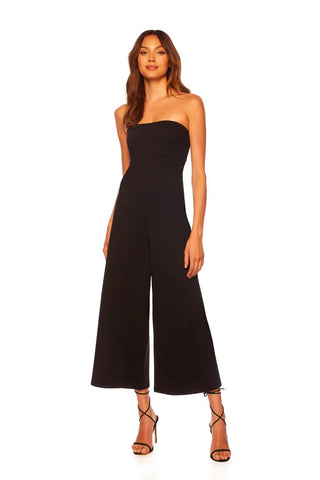 Essential Tube Cropped Jumpsuit Black - Susana Monaco - Color Game