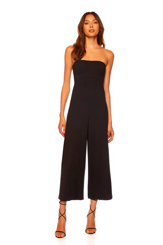 Essential Tube Cropped Jumpsuit Black - Susana Monaco - Color Game