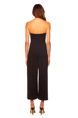 Essential Tube Cropped Jumpsuit Black - Susana Monaco - Color Game