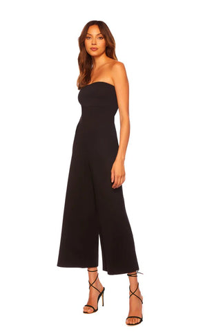 Essential Tube Cropped Jumpsuit Black - Susana Monaco - Color Game