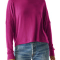 Frida Mock Neck Top Berry - Michael Stars - Color Game