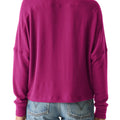 Frida Mock Neck Top Berry - Michael Stars - Color Game