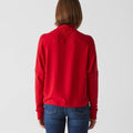 Frida Mock Neck Top Cardinal - Michael Stars - Color Game