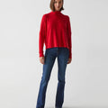 Frida Mock Neck Top Cardinal - Michael Stars - Color Game