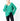 Green Furry V Neck Sweater - Endless Rose - Color Game