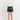 High-Waisted Faux Leather Shorts Navy - Grey Lab - Color Game