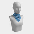 Light Blue + Navy Print Gameday Scarf - Swells - Color Game