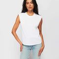 Marina Muscle Tee Optic White - Nation LTD - Color Game