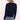 Navy Cotton Cashmere Frayed Edge Crew - Minnie Rose - Color Game