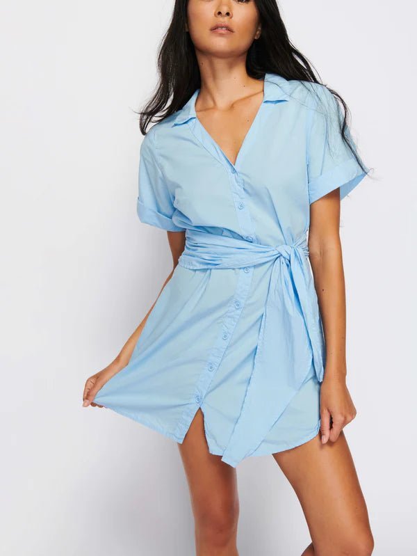 Nida Wrapped Button-Up Dress - Nation LTD - Color Game