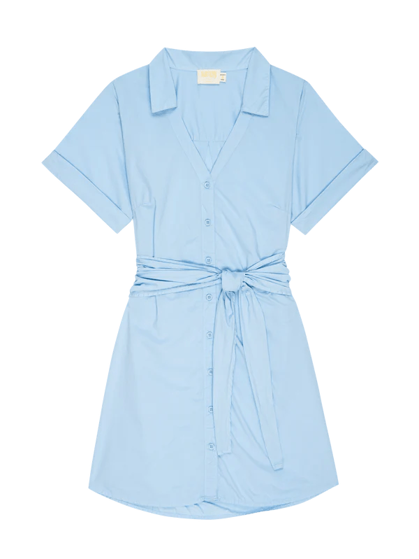 Nida Wrapped Button-Up Dress - Nation LTD - Color Game