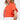 Orange Mock Neck Racing Stripe Top - THML - Color Game