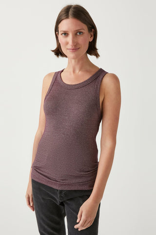 Paloma Tank Top Plum Shine - Michael Stars - Color Game